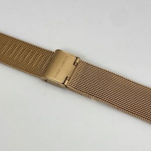 Vince Camuto Gold-Plated 20mm Mesh Watch Band Bracelet Sliding Clasp